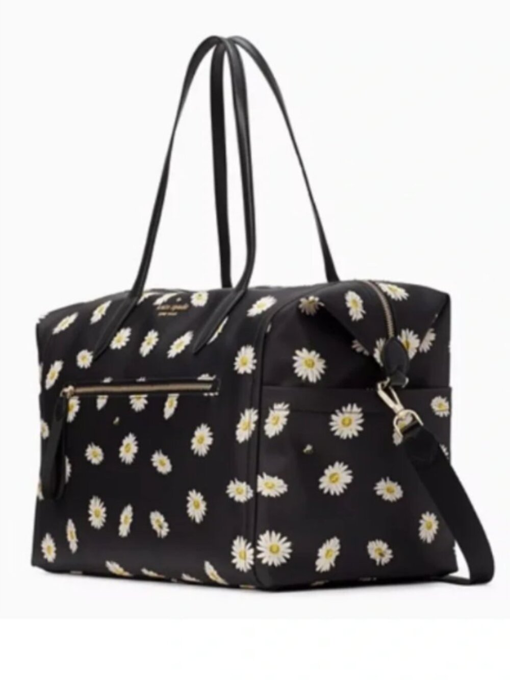 NWT KATE SPADE Chelsea Please Don’t Eat the Daisies Nylon Weekender Bag